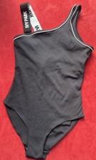Ivy Park size S 8 bodysuit gym Black yoga holiday summer Body Training Dance