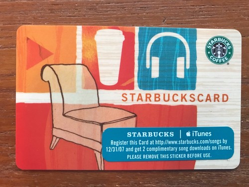 2007 starbucks gift card - 2007,