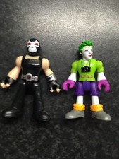 Imaginext DC Super Friends Comics Bane Joker Figures Toy
