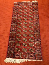 Bokhara Rug, 1.63m x 0.75m, red, used