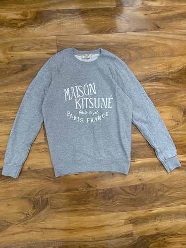 Maison kitsune mens grey - maison,