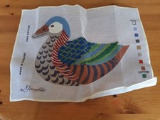  tapestry kit  Glorafilia Decoy duck with wool 10 x 14  