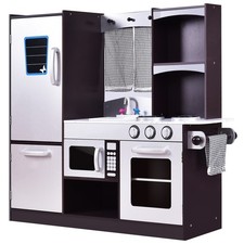 COSTWAY Pretend Wooden Kitchen