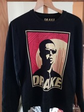 DRAKE Black Jumper Size Medium