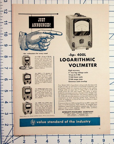 400l logarithmic voltmeter - logarithmic,