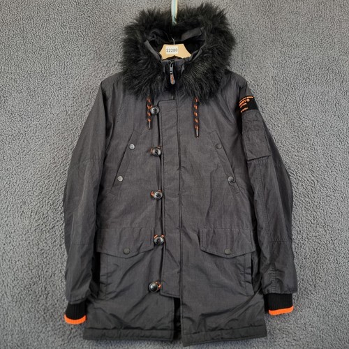 Superdry microfibre parka - superdry,