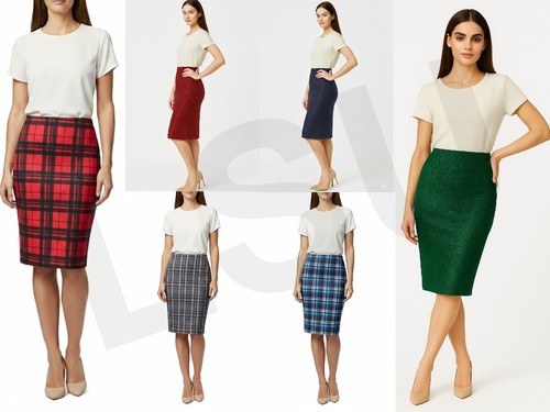 Ladies tartan sequin glitter - sequin,