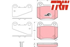 REAR BRAKE PADS SET LEFT & RIGHT SIDE GDB3350 TRW I
