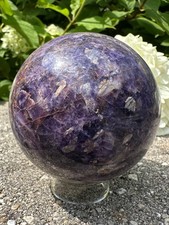572g natural polished purple