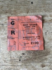 Old Football Ticket Arsenal V