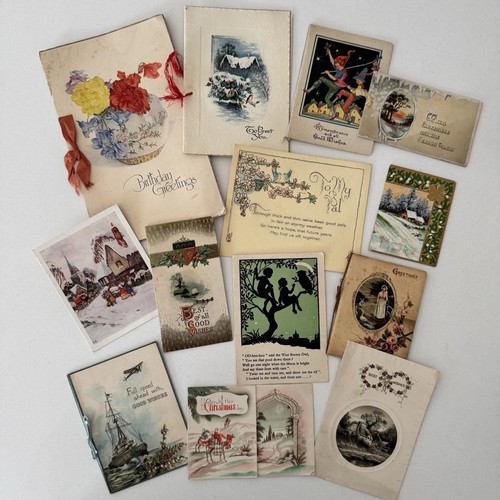 Vintage greeting cards - vintage,