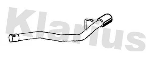 Klarius rear exhaust - klarius,