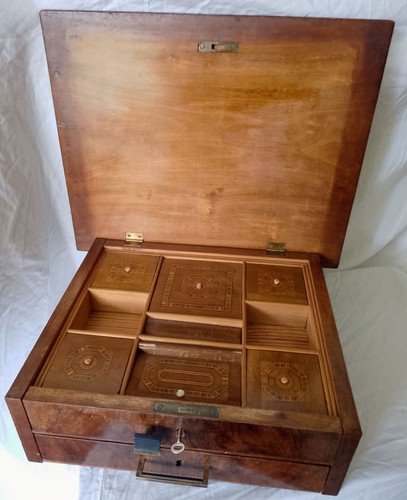 Antique victorian marquetry - antique,