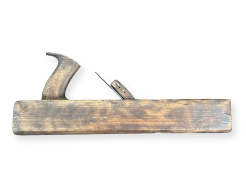 Antique wooden jointer plane - antique, a