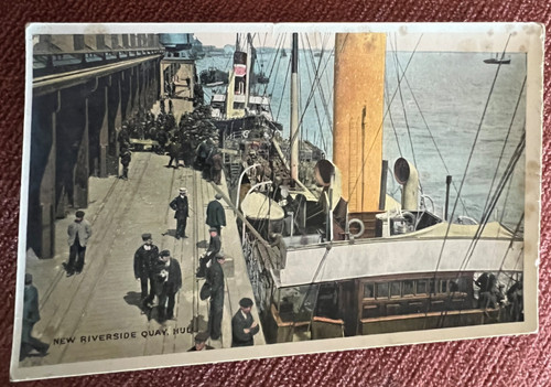 Antique postcard hull - antique,