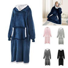 Oversized Plush Hooded Blanket