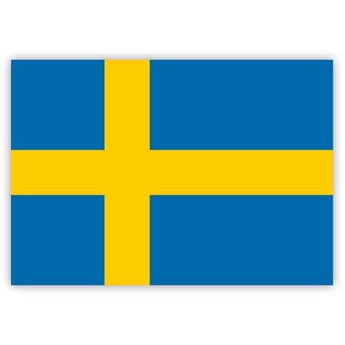 Swedish flag stickers - x,