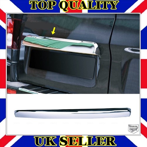 Chrome rear trunk tailgate - rear,