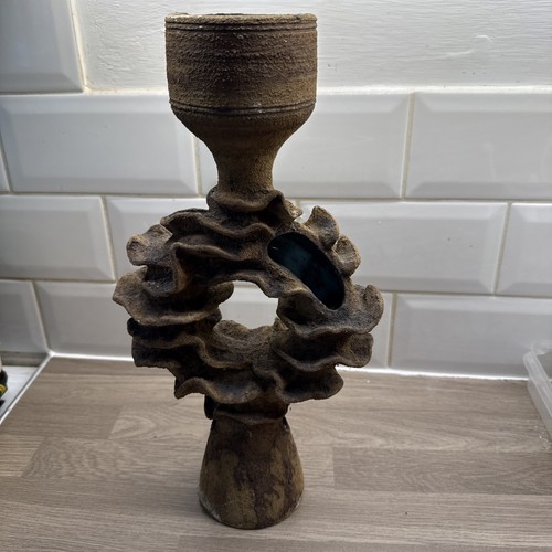 Clive brooker brutalist vase - brooker,