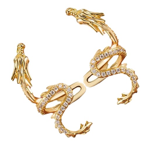 Vintage style golden dragon - golden,
