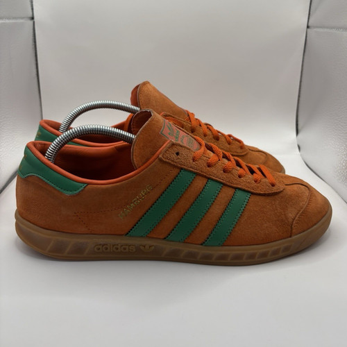 Adidas hamburg orange - adidas, suede