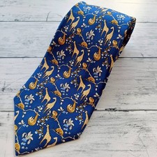 Alain Figaret Silk Tie Blue