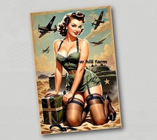 Fridge magnet Pin up Girl
