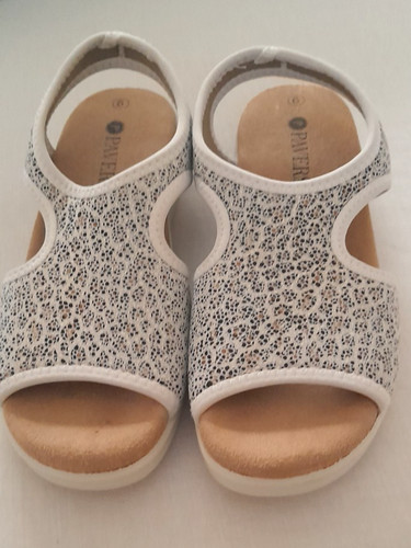 Ladies stretch sandals pavers - sandals,
