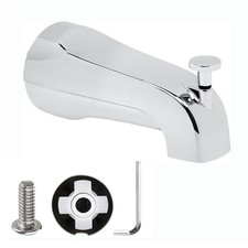 Chrome Tub Spout with Built In