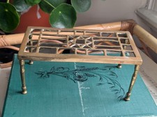 Vintage Solid Brass Trivet