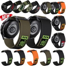 Universal Quick Release Rugged Military Nylon Band Strap 20mm 22mm Smart Watch