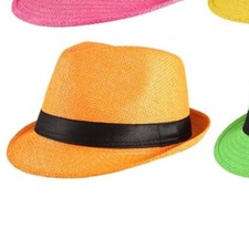 Pink Yellow Green Orange Straw