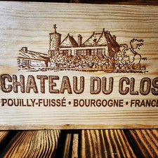 Large Wooden Wine Box Crate