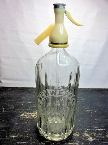 Schweppes soda bottle syphon - schweppes,
