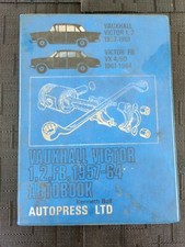 Vauxhall Victor 1, 2, FB, 1957 - 1964 Autobook Workshop Manual
