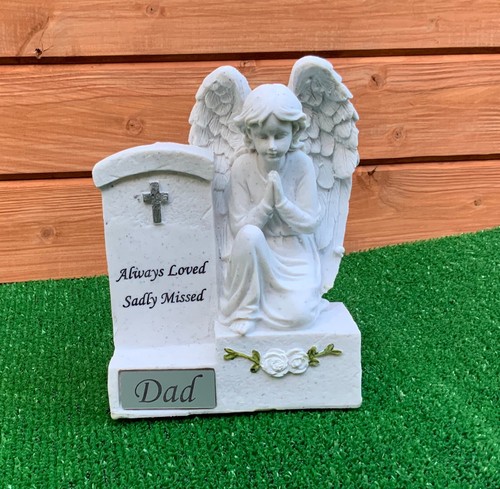 Angel headstone for dad - angel,