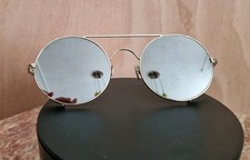 Linda Farrow Silver Aviator Cat 1 Glasses-Women good condition 