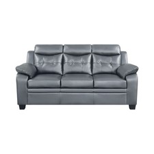 Aura Leather 3+2 Seater Sofa