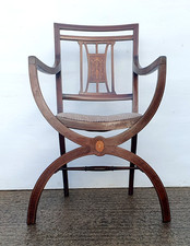 Edwardian Inlaid Mahogany X