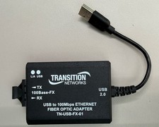 Lantronix TRANSITION NETWORKS : TN-USB-FX-01(SC)