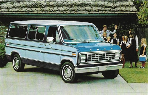 The ford club wagon van - club, van"