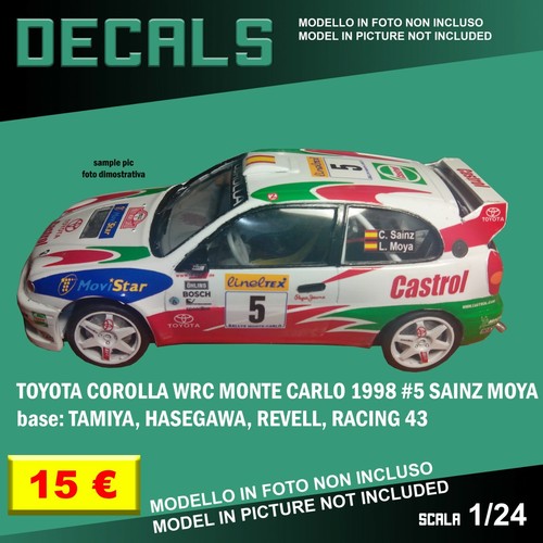 Decals repro toyota corolla - decals,