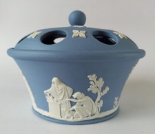 Wedgwood Jasperware Blue Pot