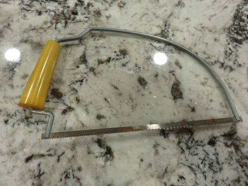 Vintage meat bone saw - meat,