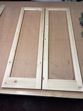 GARDEN SHED OFFICE STUDIO SUMMERHOUSE DOUBLE DOORS WITH HINGES AND LOCK