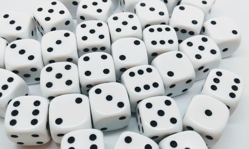 Dice 14mm with spots packs - 14mm,