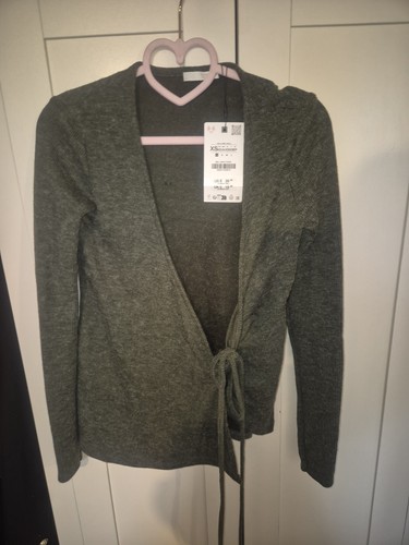 Zara women green - wrap, knit