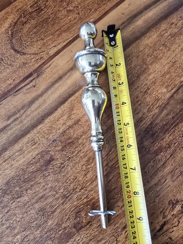 Brass tiller pin - tiller,