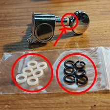 New Plastic Washers & Metal Springs For Gotoh Style Guitar Tuners Machine Heads