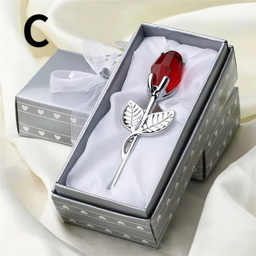 Colors crystal glass rose - 6,